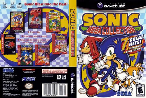 Sonic Mega Collection Cover - Click for full size image